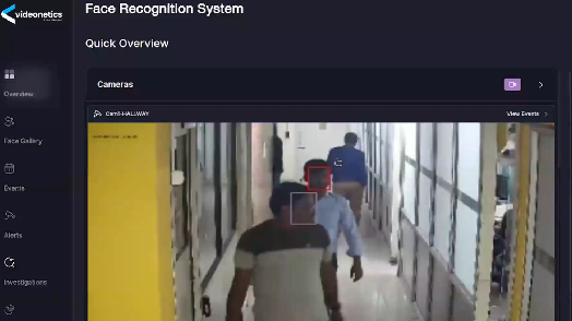 Facial recognition system for identity verification and secure surveillance