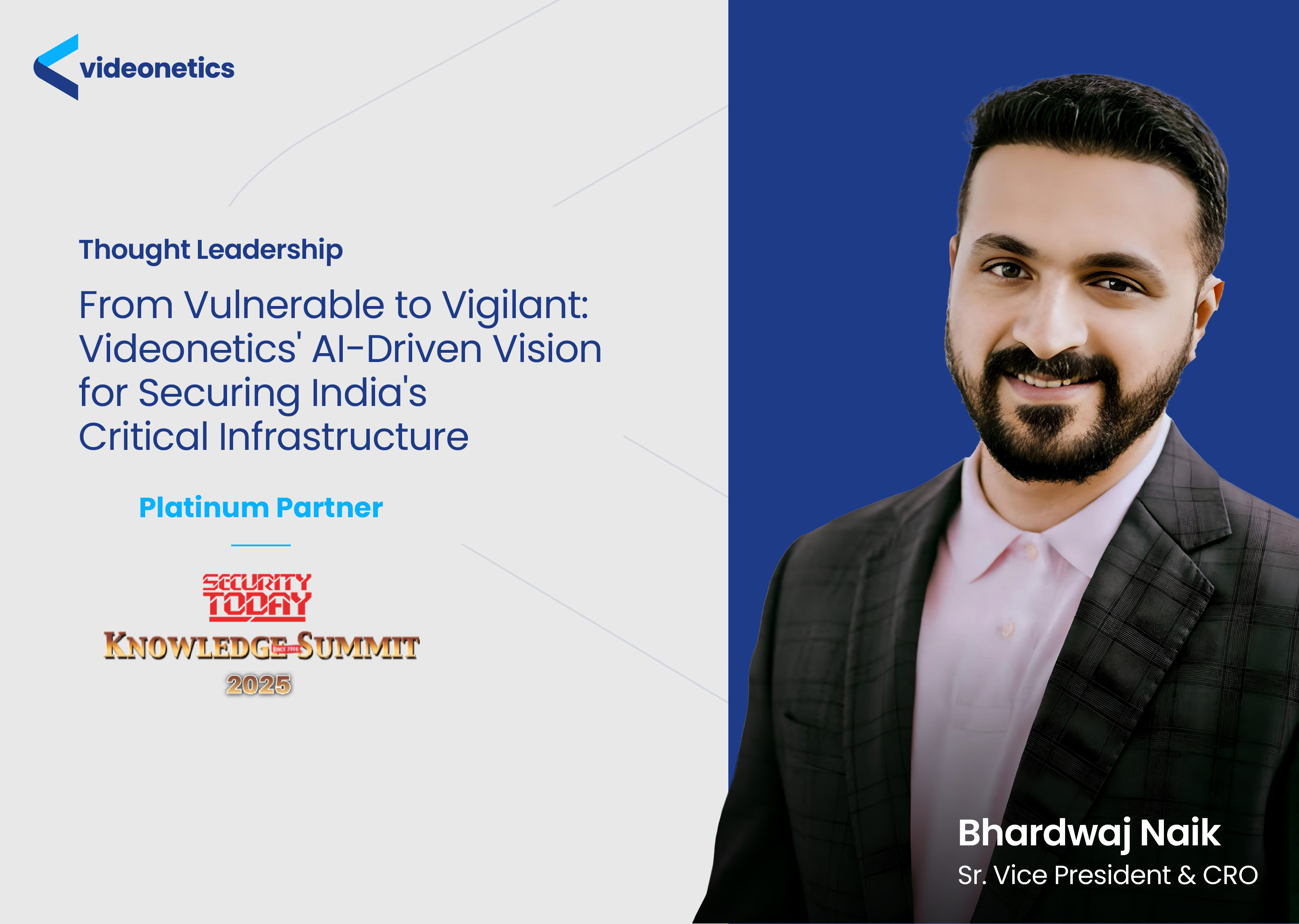 From Vulnerable to Vigilant: Videonetics' AI-Driven Vision for Securing India's Critical Infrastructure